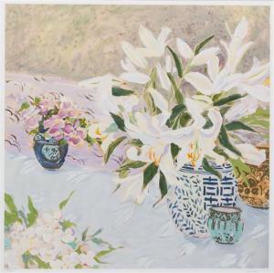 ANONYMOUS,Floral Still Life with Lillies,20th,Hindman US 2018-01-11