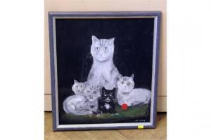 ANONYMOUS,Four cats,Peter Wilson GB 2015-06-11