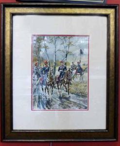 ANONYMOUS,Framed military print,Peter Wilson GB 2018-01-18