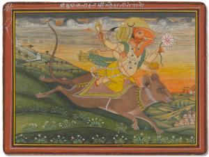ANONYMOUS,Ganesha riding his rat,19th century,Bonhams GB 2017-12-19