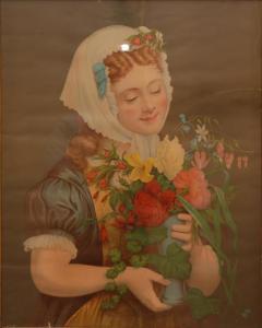 ANONYMOUS,Girl with flowers,Elite US 2014-04-26