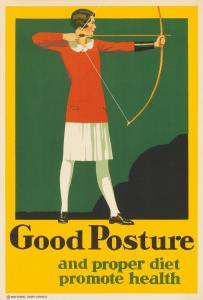 ANONYMOUS,GOOD POSTURE AND PROPER DIET PROMOTE HEALTH,Swann Galleries US 2015-02-12
