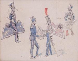 ANONYMOUS,Grenadier d'infanterie autrichienne,1802,Aguttes FR 2011-03-18