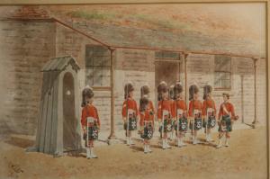 ANONYMOUS,Guards on Parade outside the Guard Room,1900,Boldon GB 2008-09-10