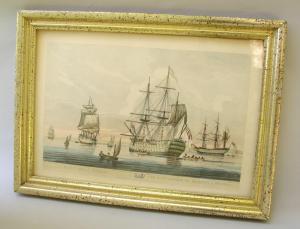 ANONYMOUS,Gun Ship, At Spithead,1806,Eldred's US 2009-07-23