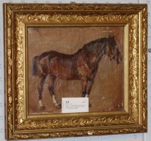 ANONYMOUS,Hästporträtt,1897,Crafoord SE 2017-04-08
