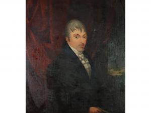 ANONYMOUS,Half length portrait of Mr Thomas Hewitt,Capes Dunn GB 2014-09-30