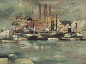 ANONYMOUS,Harbor View in Marseille,Auctionata DE 2016-09-28