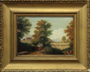 ANONYMOUS,Harvest Scene,Clars Auction Gallery US 2009-07-11