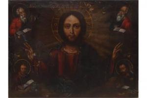 ANONYMOUS,Icon, Jesus and The Saints,Bamfords Auctioneers and Valuers GB 2015-07-08