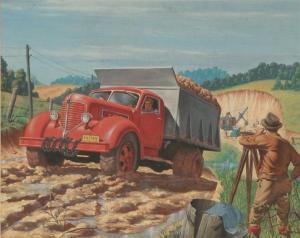 ANONYMOUS,Illustration art for Jeep commercial trucks,Ripley Auctions US 2009-05-31