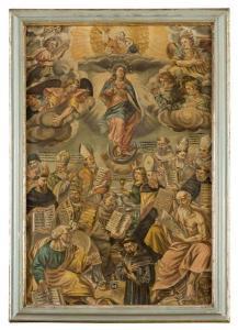 ANONYMOUS,Immacolata concezione con tripudio di santi,Babuino IT 2012-04-17