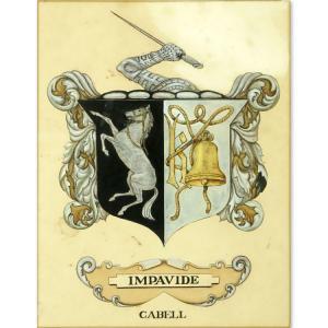 ANONYMOUS,Impavide Cabell Coat of Arms,Kodner Galleries US 2017-10-11