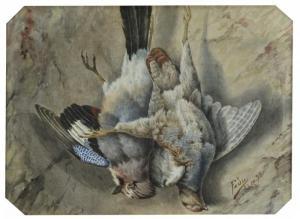 ANONYMOUS,Jaktstilleben med fåglar,1898,Crafoord SE 2016-12-10