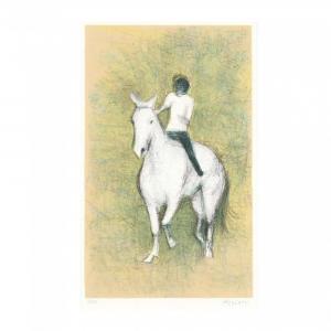 ANONYMOUS,Japanese Equestrian Print,Leland Little US 2019-09-02