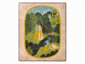 ANONYMOUS,Krishna and Radha in the Woods,Auctionata DE 2015-08-24
