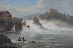 ANONYMOUS,La chûte du Rhin prise des forges,19th century,Etienne de Baecque FR 2019-01-24