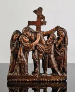 ANONYMOUS,la Descente de croix,XIVe siècle,Pierre Bergé & Associés FR 2018-06-22