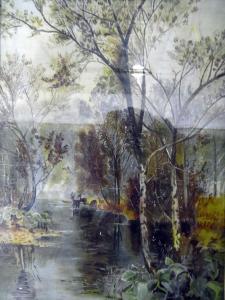 ANONYMOUS,Lake scenes with deer and swans,The Cotswold Auction Company GB 2018-04-10