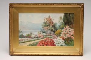 ANONYMOUS,Lakeside Garden in Summer,Hartleys Auctioneers and Valuers GB 2018-09-05