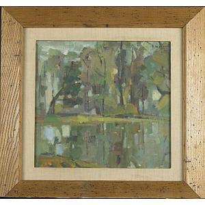 ANONYMOUS,Landscape,1956,Rago Arts and Auction Center US 2011-01-14