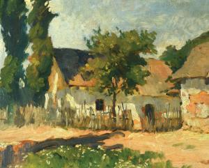 ANONYMOUS,Landscape,1918,Tiroche IL 2015-07-04