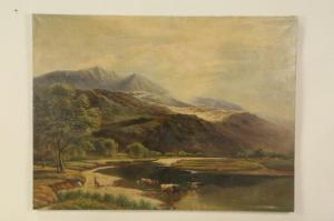 ANONYMOUS,LANDSCAPE WITH COWS,Lewis & Maese US 2015-12-02