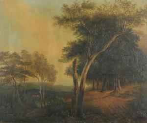 ANONYMOUS,Landschap met bomen,1900,Bernaerts BE 2011-09-12