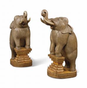 ANONYMOUS,LARGE ELEPHANT FIGURES,20th century,Christie's GB 2018-04-12