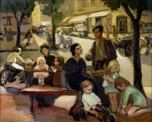 ANONYMOUS,Le banc public,1926,Etienne de Baecque FR 2018-03-03