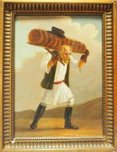 ANONYMOUS,Le Boulanger portant des miches de pains sur un long plateau,Sadde FR 2017-10-17