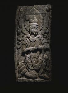 ANONYMOUS,LIMESTONE RELIEF CARVING OF AN APSARA,Sotheby's GB 2018-03-20