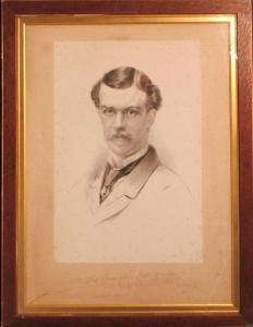 ANONYMOUS,Lord Carrington, bust length portrait,1877,Cheffins GB 2018-03-22