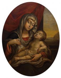 ANONYMOUS,Madonna holding the sleeping Child,Auktionshaus Dr. Fischer DE 2014-06-06