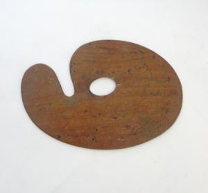 ANONYMOUS,mahogany artist's palette,Dickins GB 2018-04-13