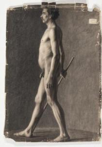 ANONYMOUS,Male nude,19th century,Bruun Rasmussen DK 2019-05-27