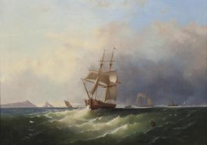 ANONYMOUS,maritime scene,1816,Dallas Auction US 2017-05-23