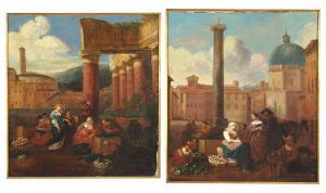 ANONYMOUS,Market Among Ruins,18th Century,Susanin's US 2018-03-28