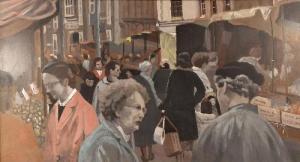 ANONYMOUS,Market scene,Canterbury Auction GB 2011-05-24
