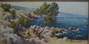 ANONYMOUS,Mediterranean coastal view,Andrew Smith and Son GB 2017-02-07