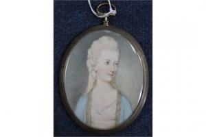 ANONYMOUS,Miniature of a lady,1782,Gorringes GB 2015-04-29