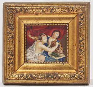 ANONYMOUS,MINIATURE OF A PAIR OF LOVERS,17th century,Galerie Koller CH 2018-03-20