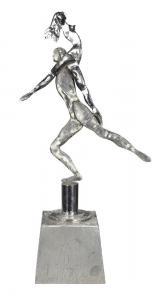 ANONYMOUS,Modern stainless steel figural,Clars Auction Gallery US 2018-06-17