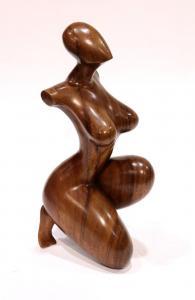 ANONYMOUS,Moderne walnut carved figural,1980,Clars Auction Gallery US 2018-01-21