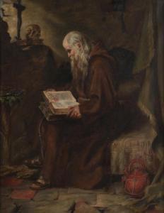 ANONYMOUS,Monk Reading,Mossgreen AU 2017-11-29