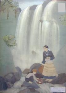 ANONYMOUS,Mother and Child at the Base of a Waterfall,Lots Road Auctions GB 2007-10-07