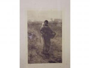 ANONYMOUS,Mother and child with basket,Smiths of Newent Auctioneers GB 2017-10-06