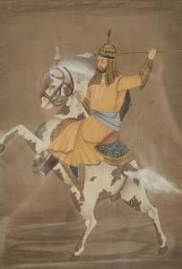 ANONYMOUS,MUGHAL WARRIOR ON HORSEBACK,Duke & Son GB 2018-09-06