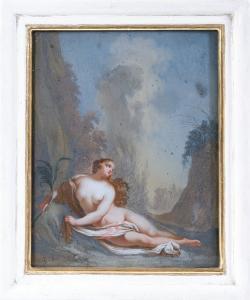 ANONYMOUS,Nackte Heilige mit Tuch und Palmzweig in felsiger,,Auktionshaus Dr. Fischer DE 2007-05-12