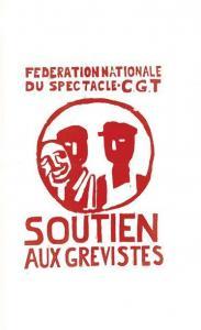 ANONYMOUS,Nationale du Spectacle CGT Soutien aux Grévistes M,1968,Millon & Associés FR 2018-06-21